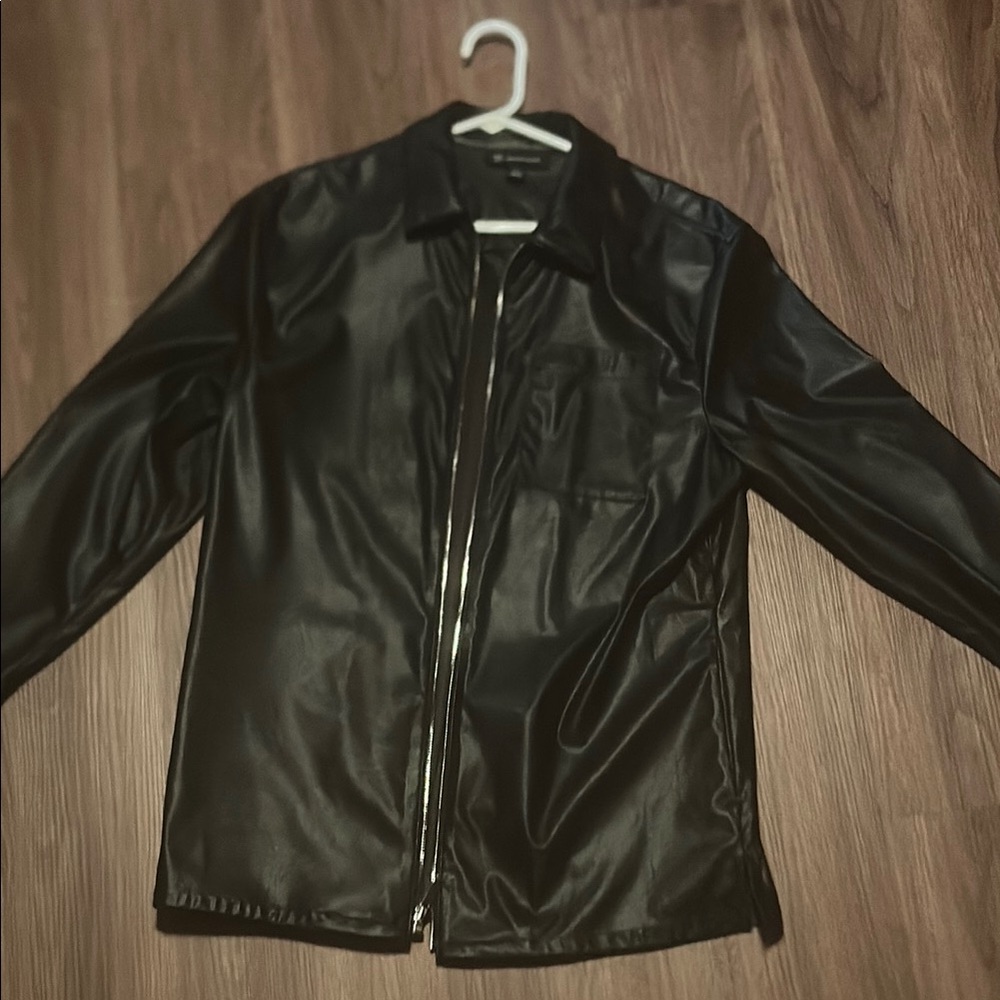 Men's Black Leather Jacket